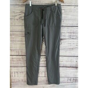 REI Co-op Talus Hiking Pants Women’s 4 Gray Stretch Outdoor Nylon Spandex Trail